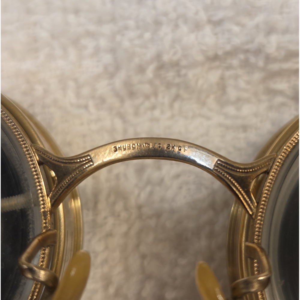 Incredible Antique Shuron 12K GF Surgeon Doctor Jewelers Glasses +3 C. 1890-1910 - Picture 6 of 13